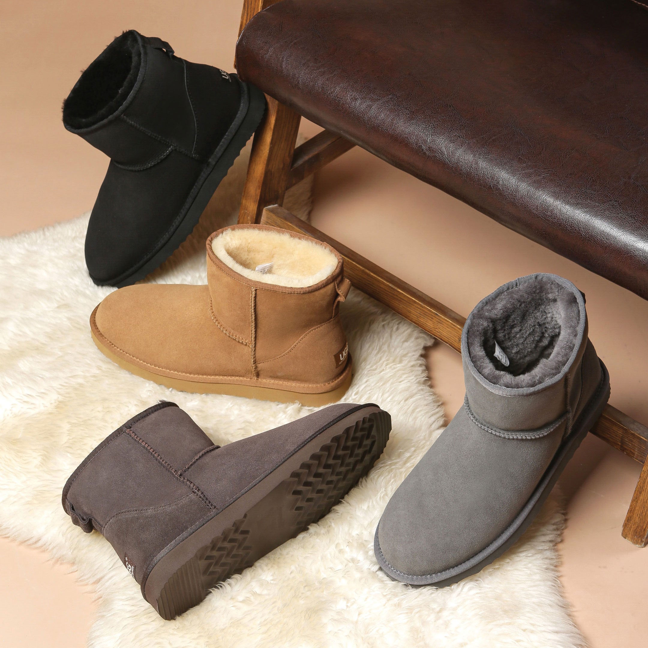 AUSTRALIAN SHEPHERD<sup>®</sup> Mini Classic Ugg Boots Big Size