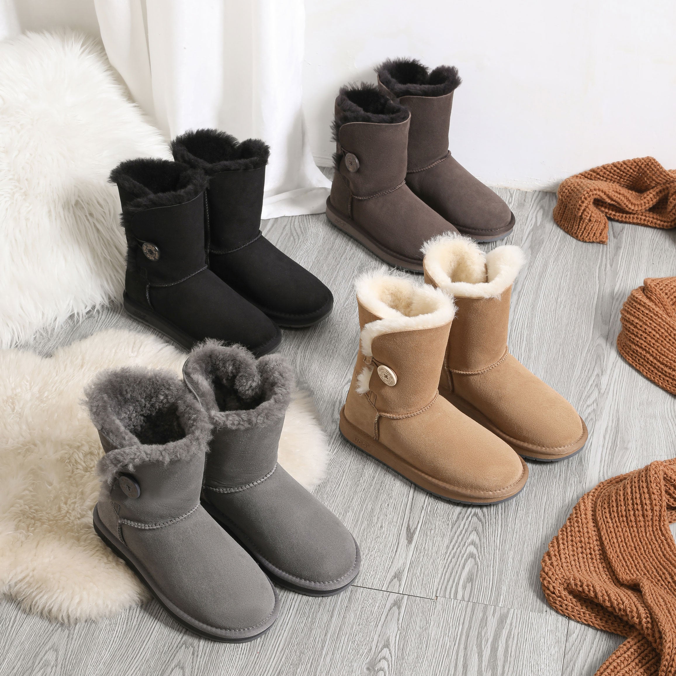 AUSTRALIAN SHEPHERD<sup>®</sup> Short Button Boots