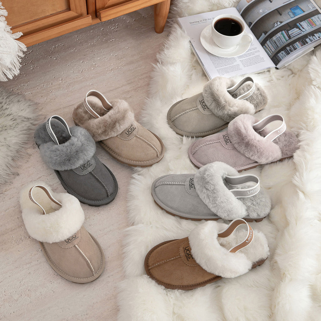 AUSTRALIAN SHEPHERD<sup>®</sup> Slingback Slippers Waffle Plus