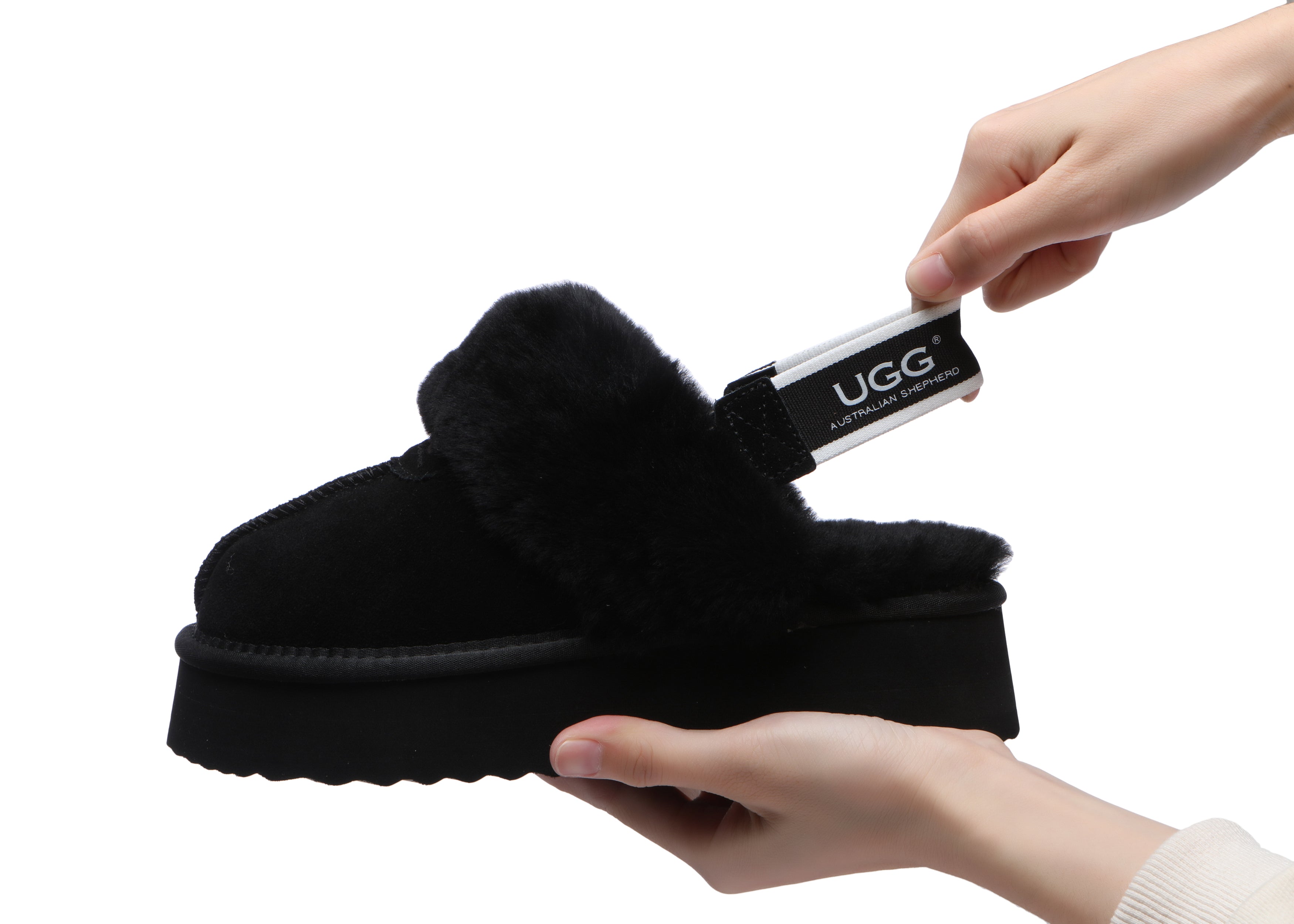 AUSTRALIAN SHEPHERD<sup>®</sup> Waffle Platform Slipper