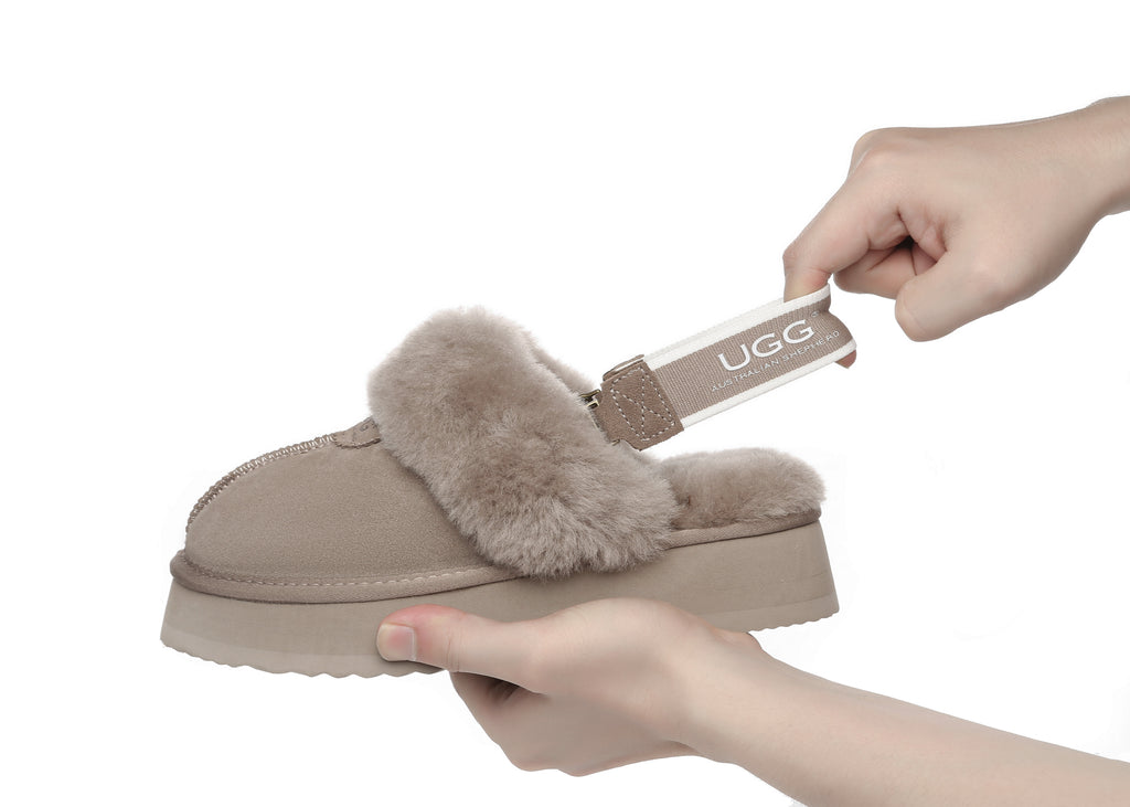 AUSTRALIAN SHEPHERD<sup>®</sup> Waffle Platform Slipper