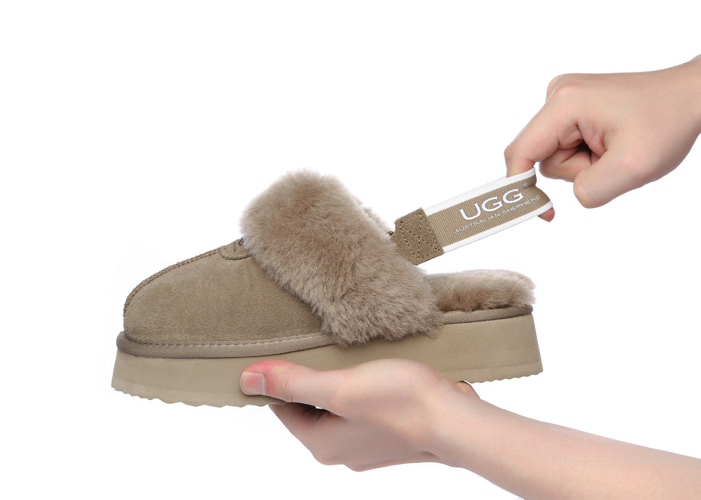 AUSTRALIAN SHEPHERD<sup>®</sup> Waffle Platform Slipper