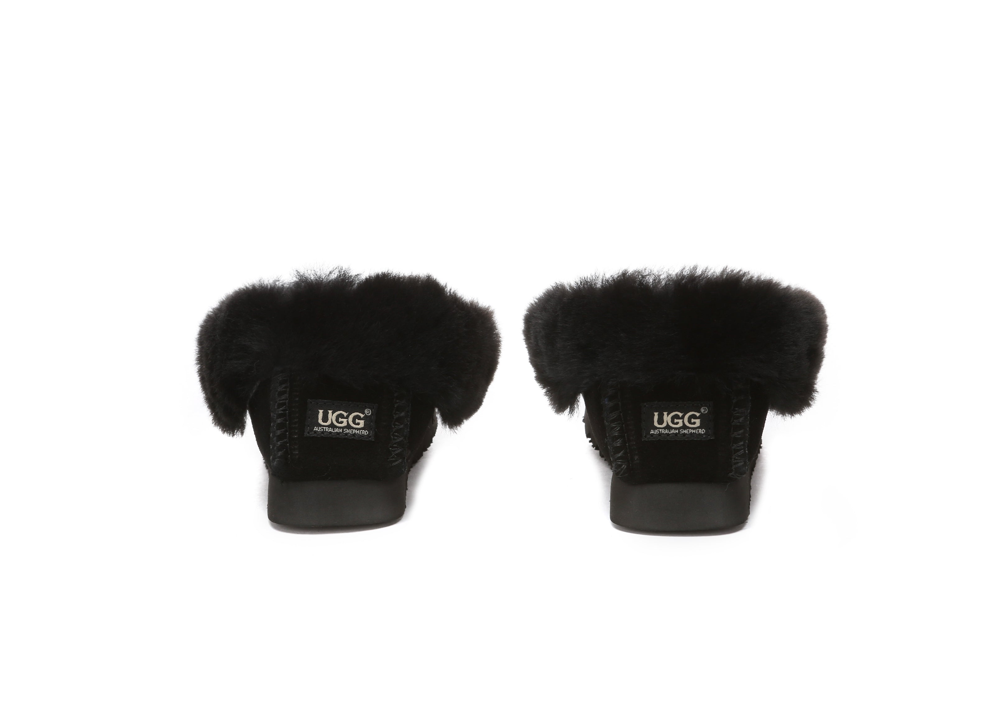 AUSTRALIAN SHEPHERD<sup>®</sup> Kids Wool Ankle Slippers Popo Moccasin