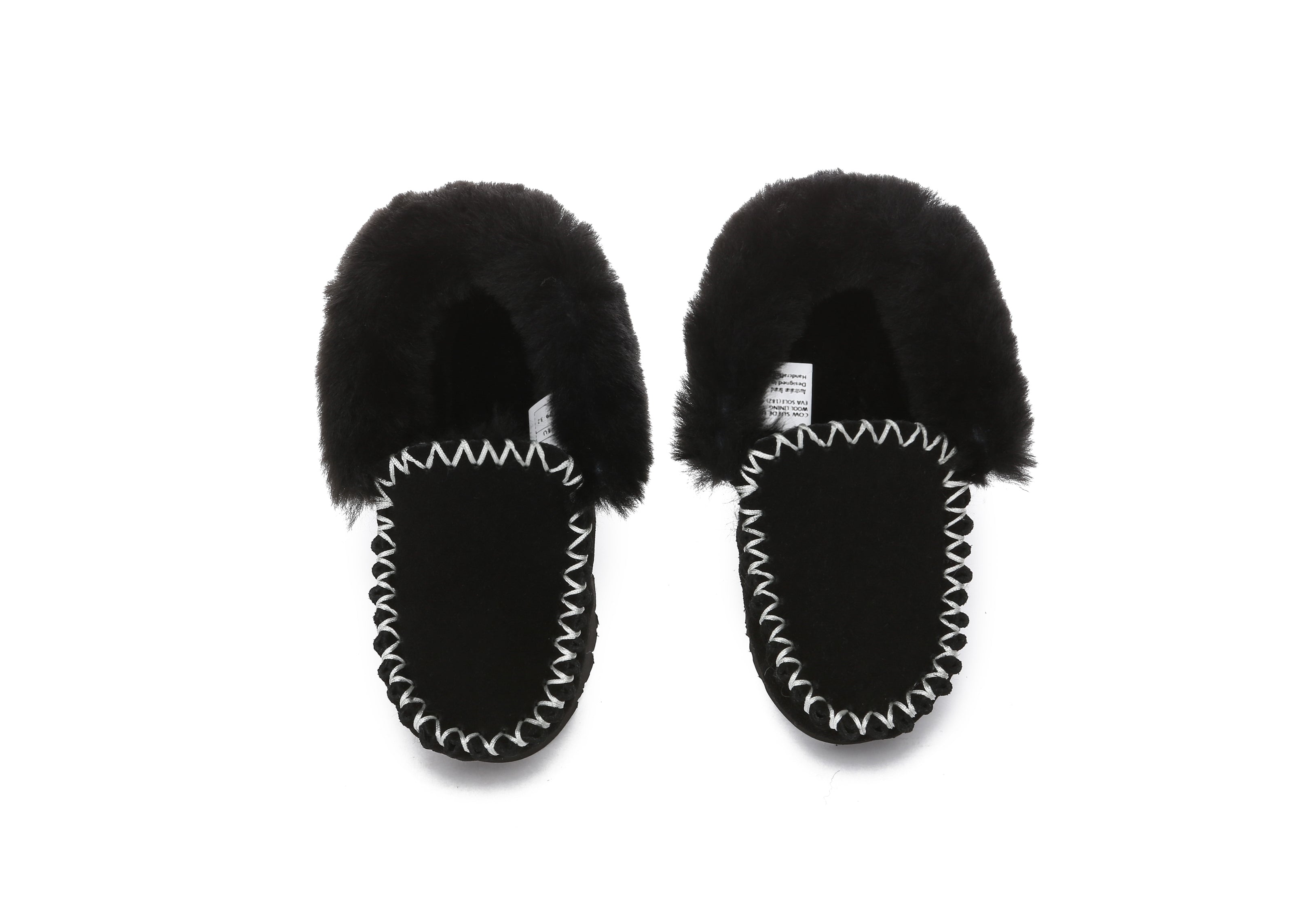 AUSTRALIAN SHEPHERD<sup>®</sup> Kids Wool Ankle Slippers Popo Moccasin