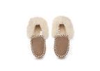 AUSTRALIAN SHEPHERD<sup>®</sup> Kids Wool Ankle Slippers Popo Moccasin