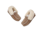 AUSTRALIAN SHEPHERD<sup>®</sup> Kids Wool Ankle Slippers Popo Moccasin