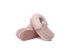 AUSTRALIAN SHEPHERD<sup>®</sup> Kids Wool Ankle Slippers Popo Moccasin