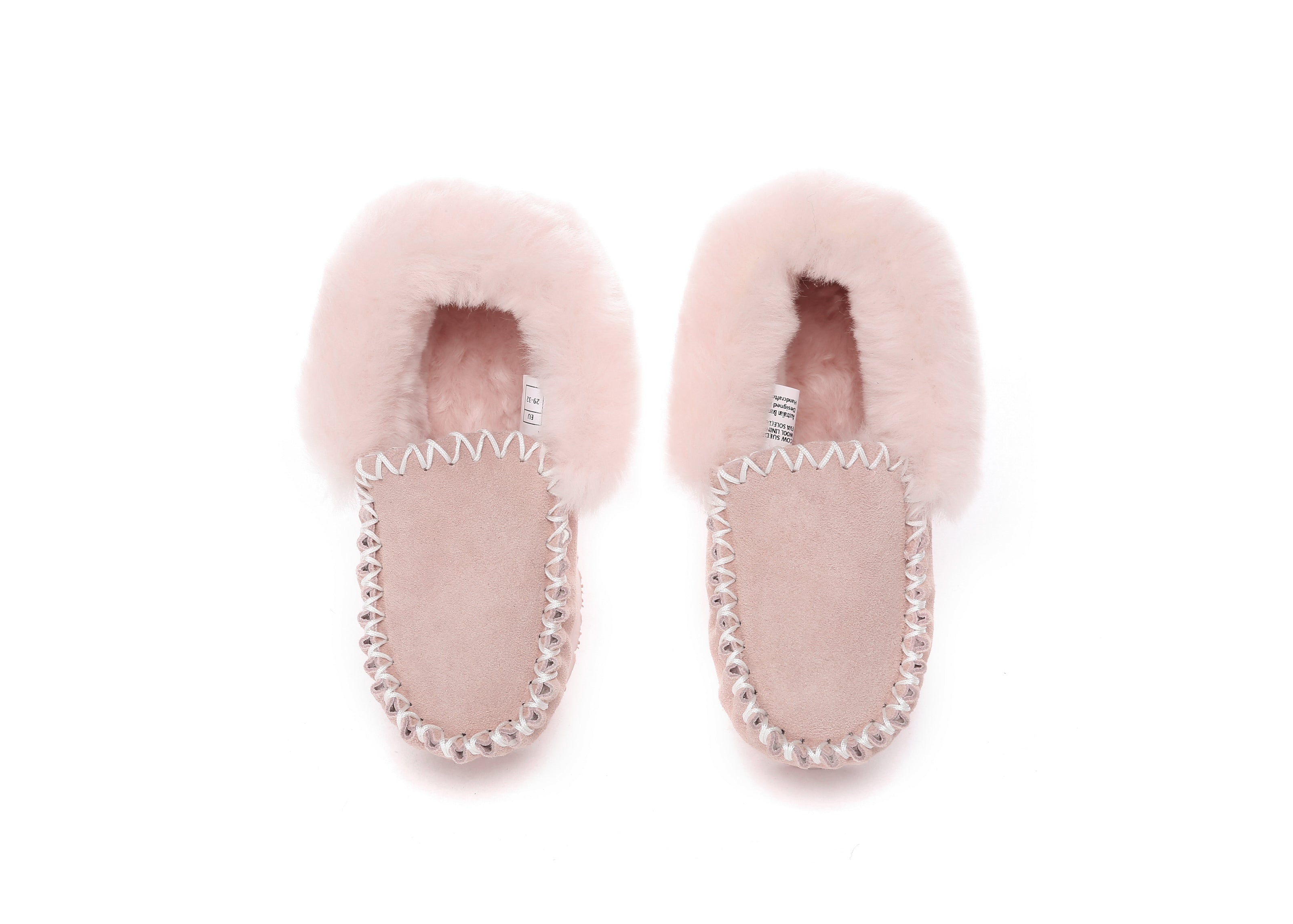 AUSTRALIAN SHEPHERD<sup>®</sup> Kids Wool Ankle Slippers Popo Moccasin