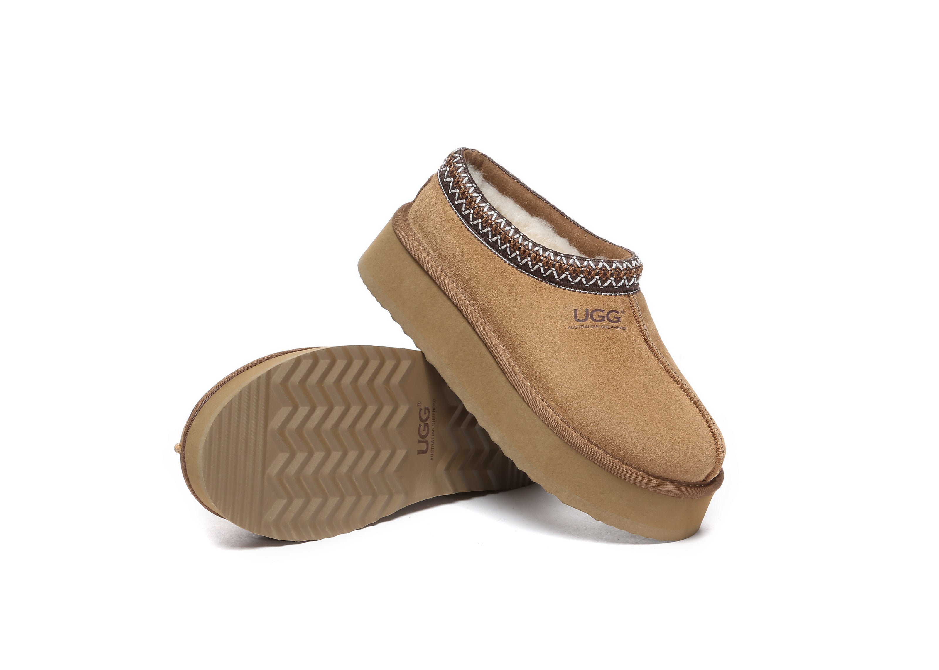 AUSTRALIAN SHEPHERD<sup>®</sup> Ankle Platform Tazzy Slippers Hippie