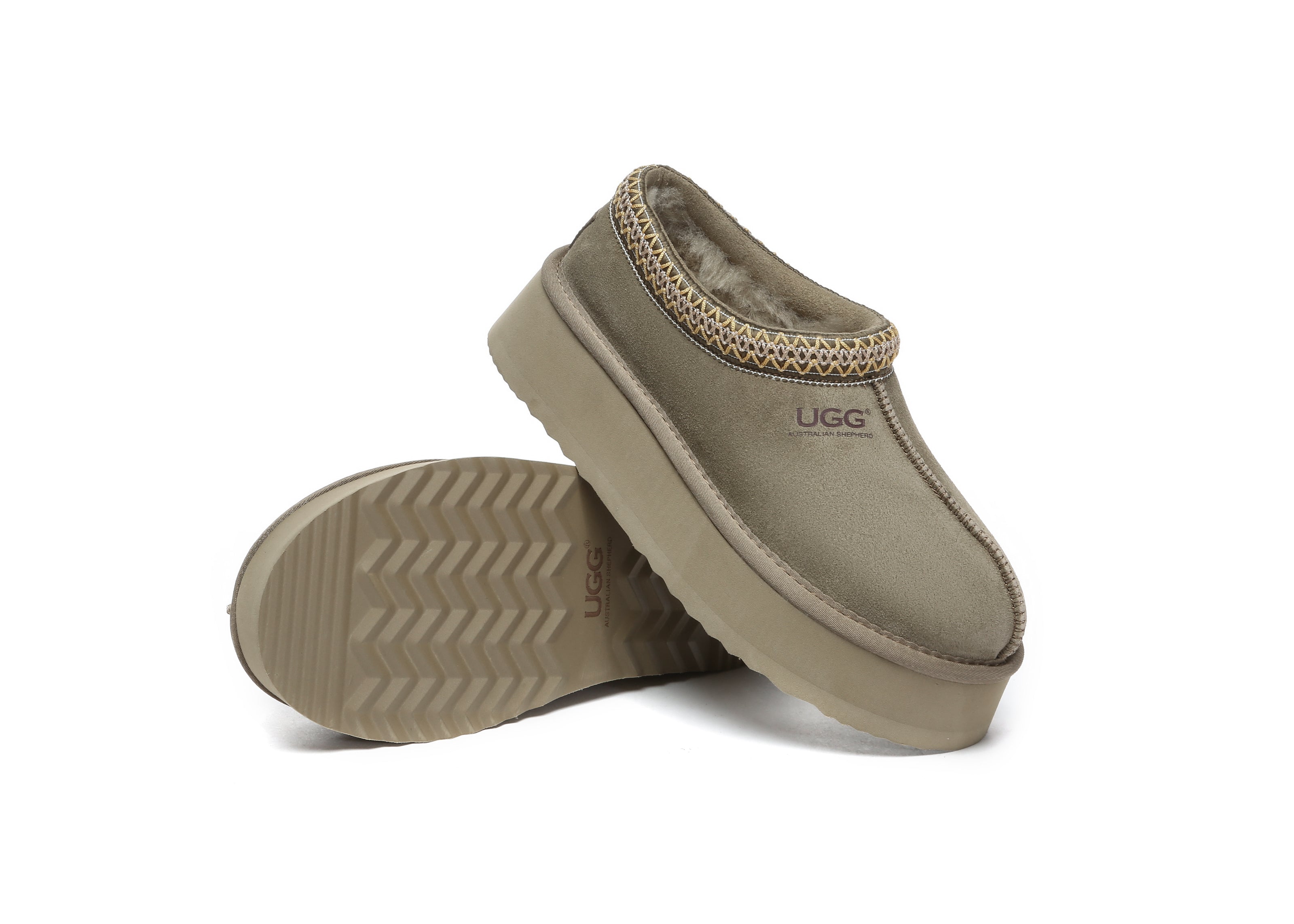 AUSTRALIAN SHEPHERD<sup>®</sup> Ankle Platform Tazzy Slippers Hippie