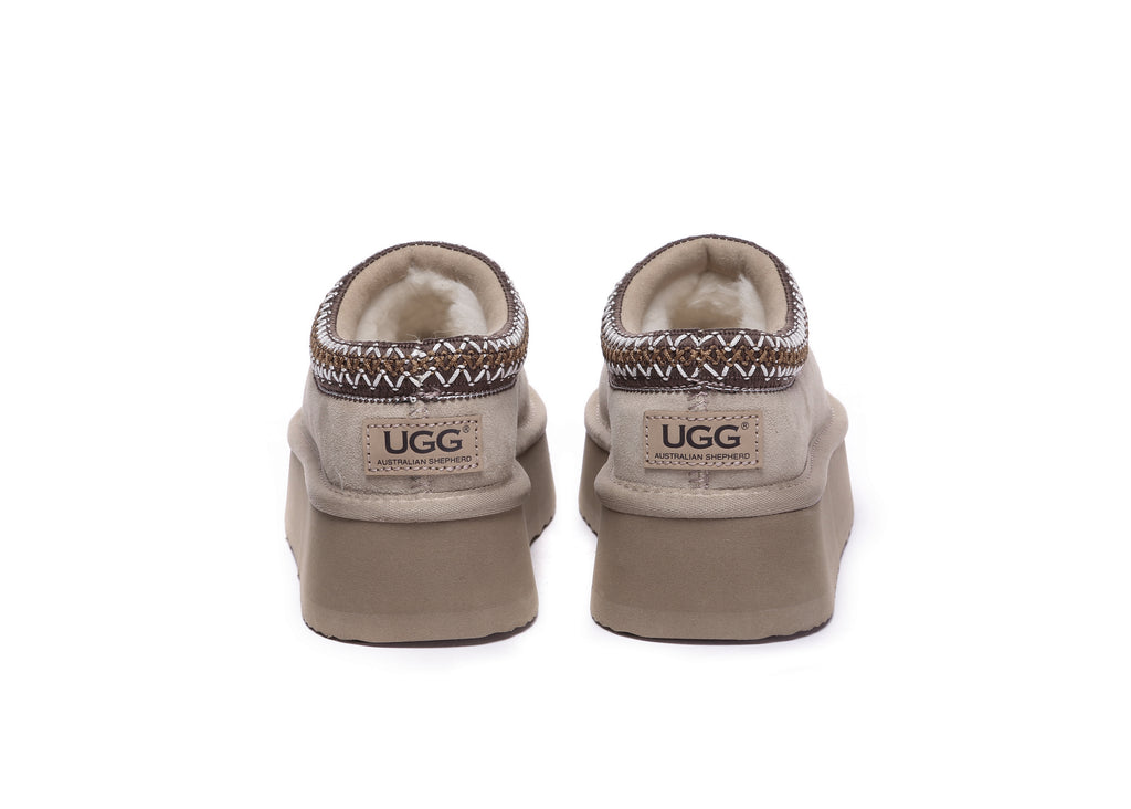 AUSTRALIAN SHEPHERD<sup>®</sup> Ankle Platform Tazzy Slippers Hippie