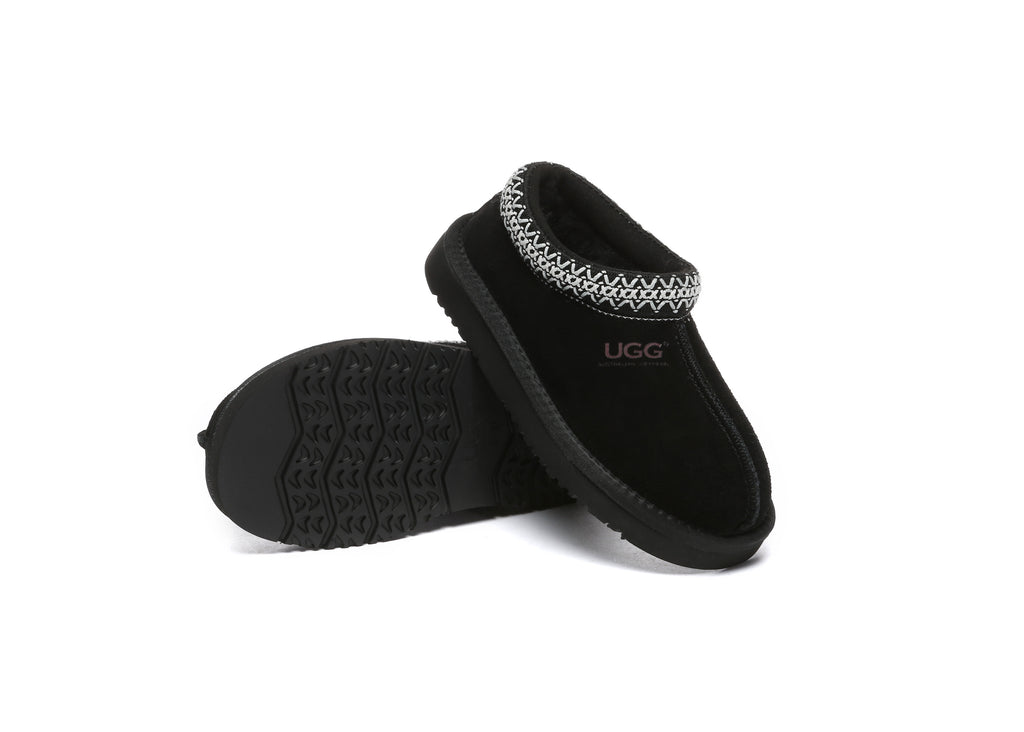 AUSTRALIAN SHEPHERD<sup>®</sup> Kids Sheepskin Wool Ankle Tazzy Slippers Hippie