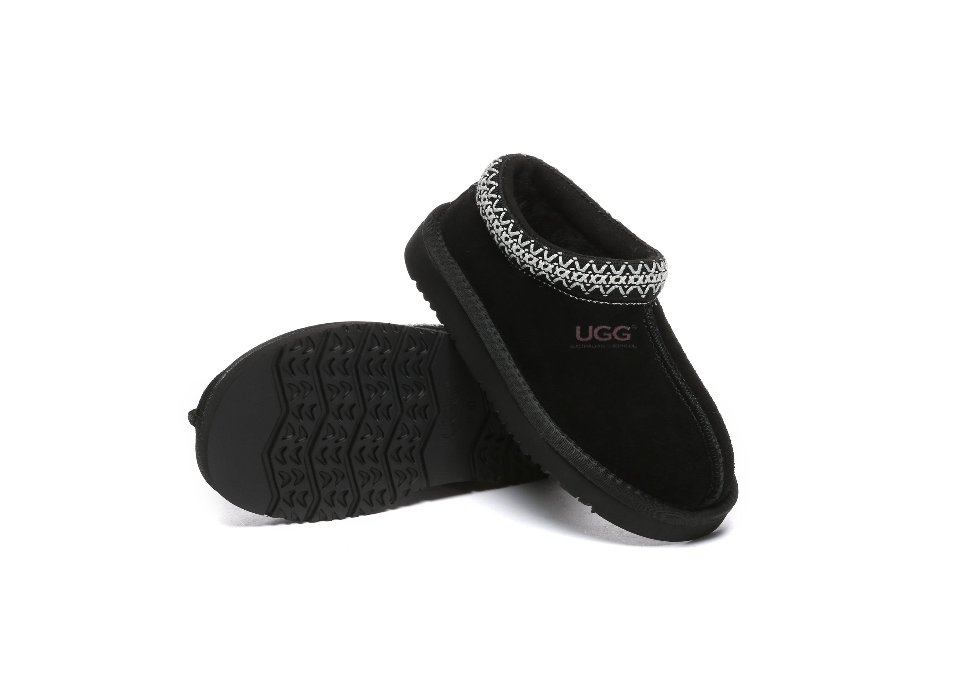 AUSTRALIAN SHEPHERD<sup>®</sup> Kids Sheepskin Wool Ankle Tazzy Slippers Hippie