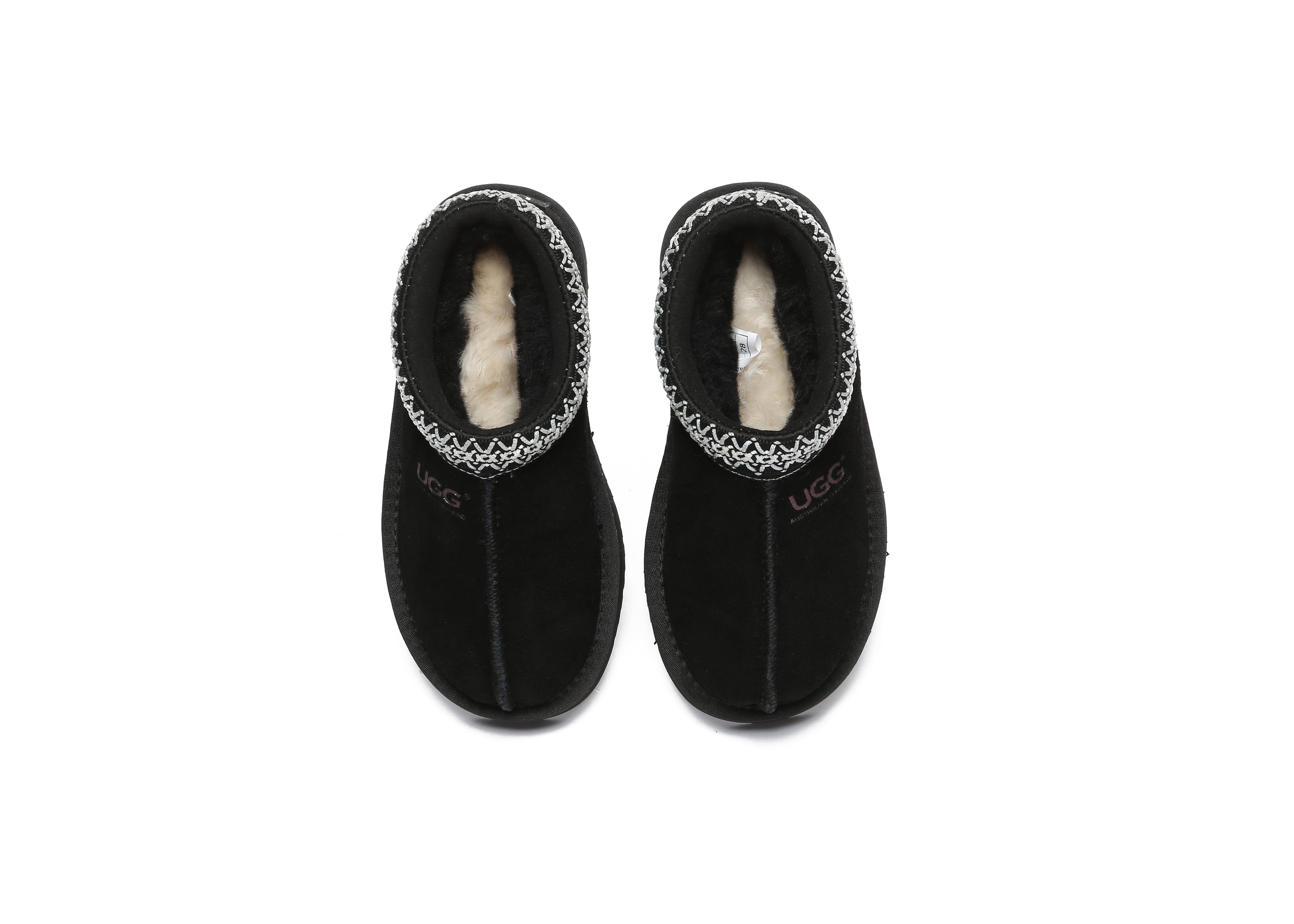 AUSTRALIAN SHEPHERD<sup>®</sup> Kids Sheepskin Wool Ankle Tazzy Slippers Hippie