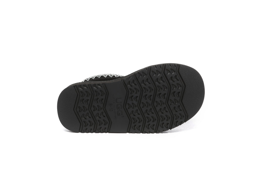 AUSTRALIAN SHEPHERD<sup>®</sup> Kids Sheepskin Wool Ankle Tazzy Slippers Hippie