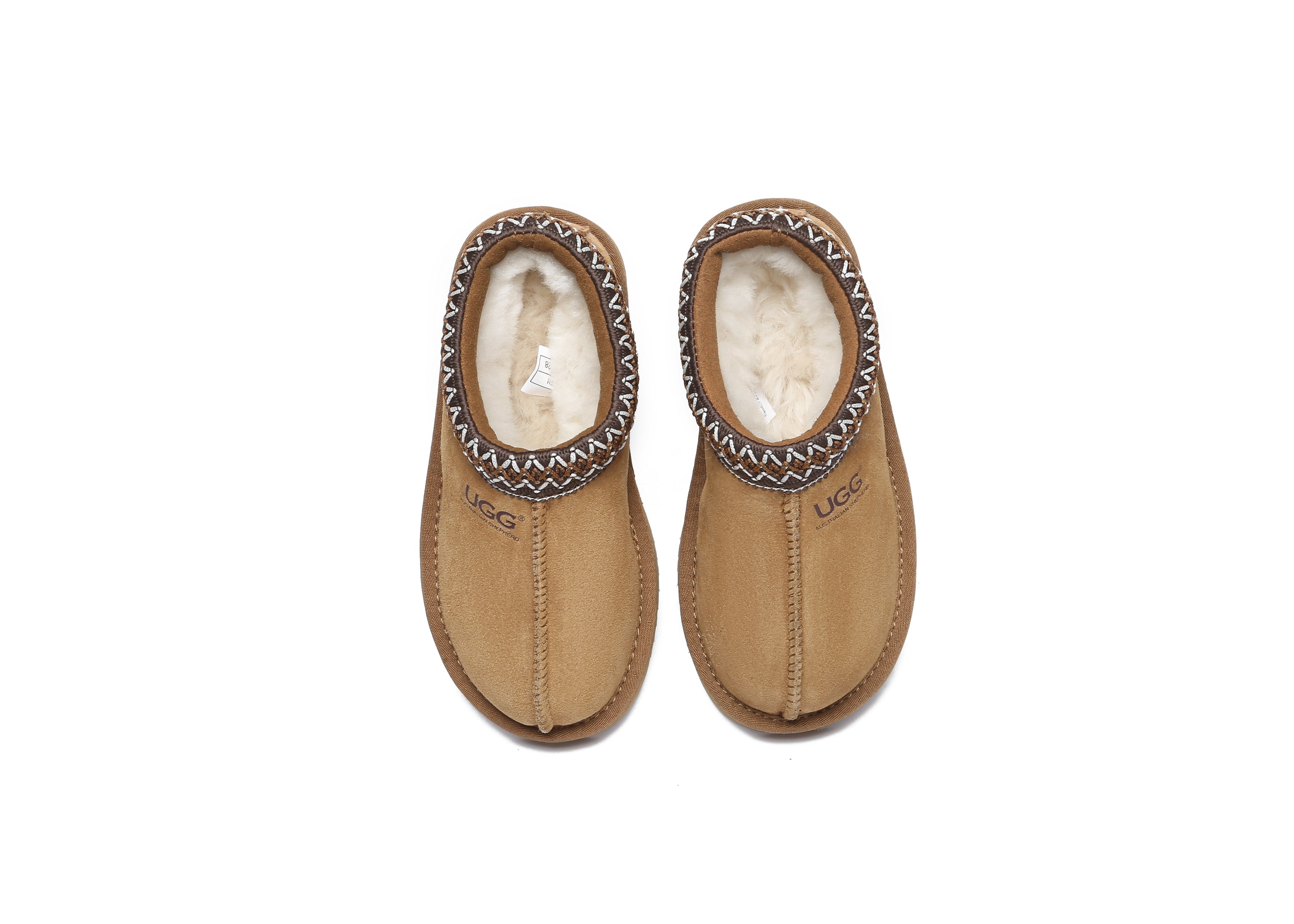 AUSTRALIAN SHEPHERD<sup>®</sup> Kids Sheepskin Wool Ankle Tazzy Slippers Hippie