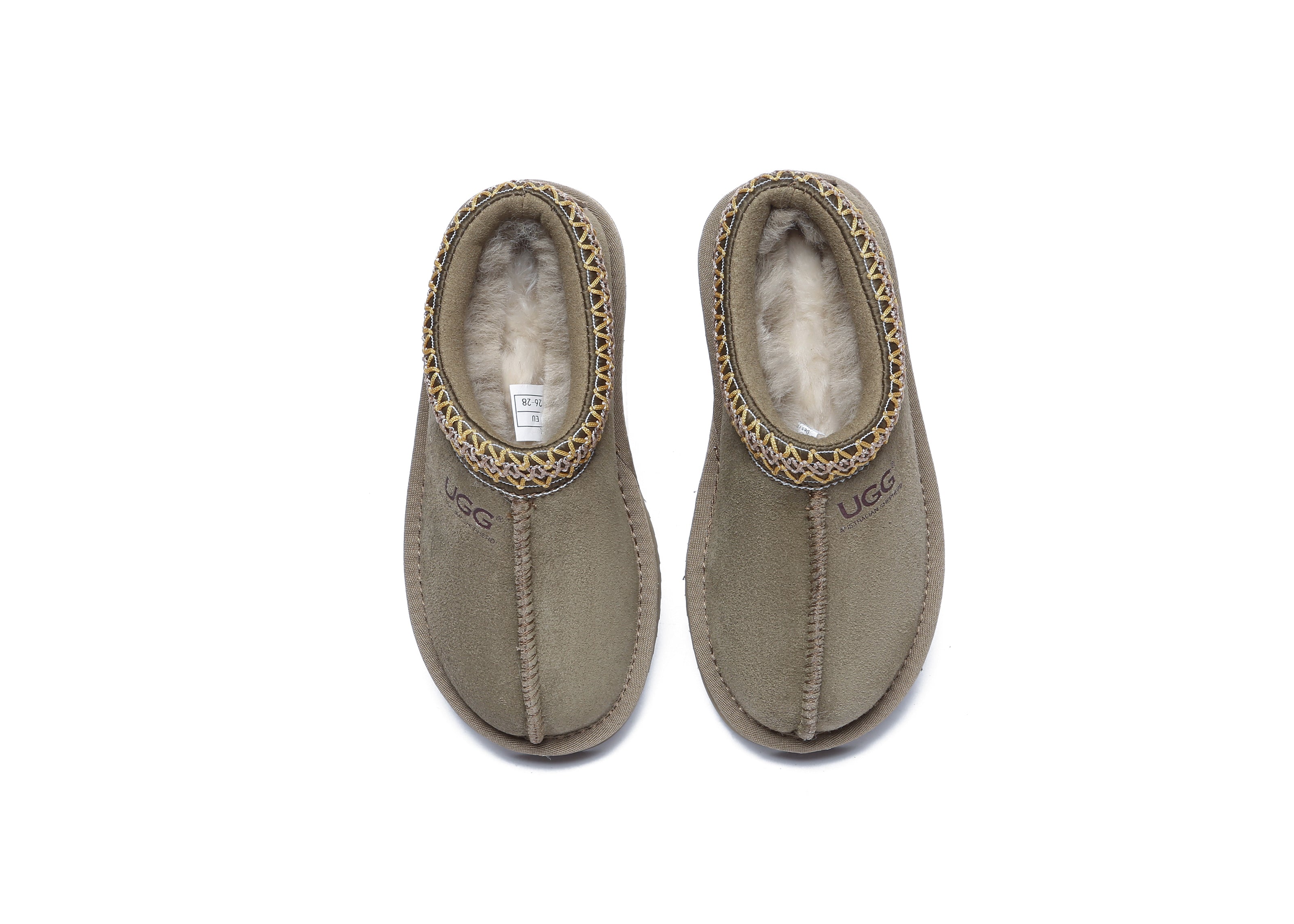 AUSTRALIAN SHEPHERD<sup>®</sup> Kids Sheepskin Wool Ankle Tazzy Slippers Hippie