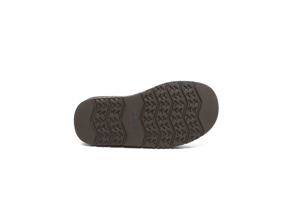 AUSTRALIAN SHEPHERD<sup>®</sup> Kids Sheepskin Wool Ankle Tazzy Slippers Hippie
