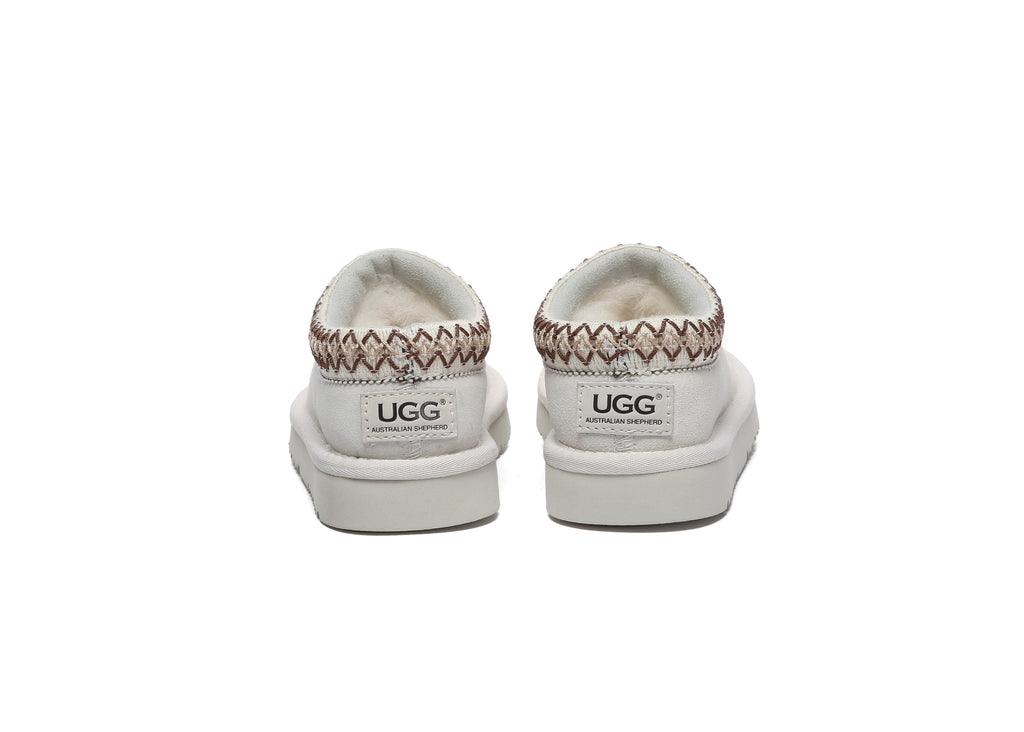 AUSTRALIAN SHEPHERD<sup>®</sup> Kids Sheepskin Wool Ankle Tazzy Slippers Hippie