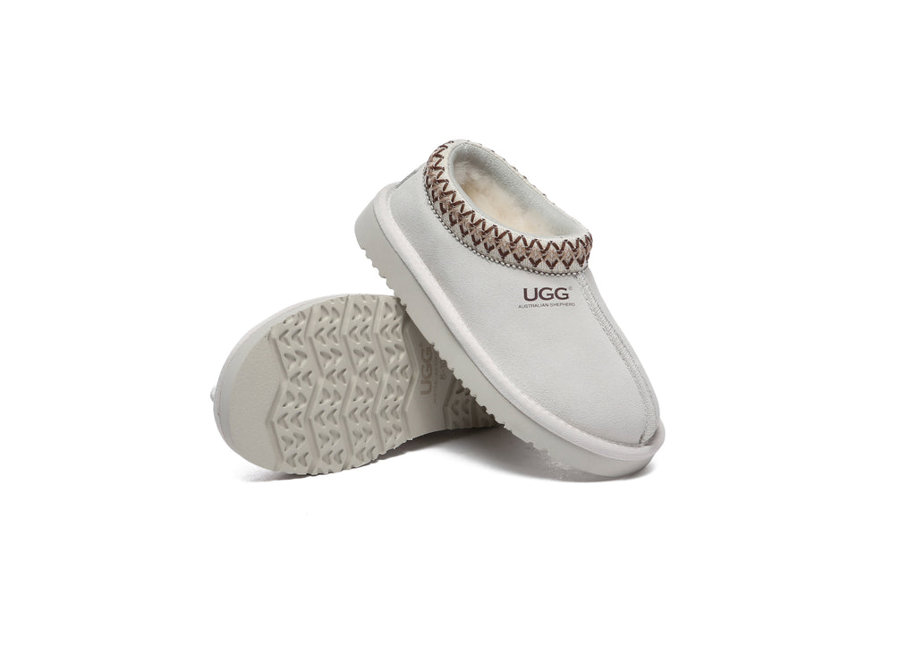 AUSTRALIAN SHEPHERD<sup>®</sup> Kids Sheepskin Wool Ankle Tazzy Slippers Hippie
