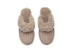 AUSTRALIAN SHEPHERD<sup>®</sup> Double Faced Sheepskin Wool Slippers Waffle Curly