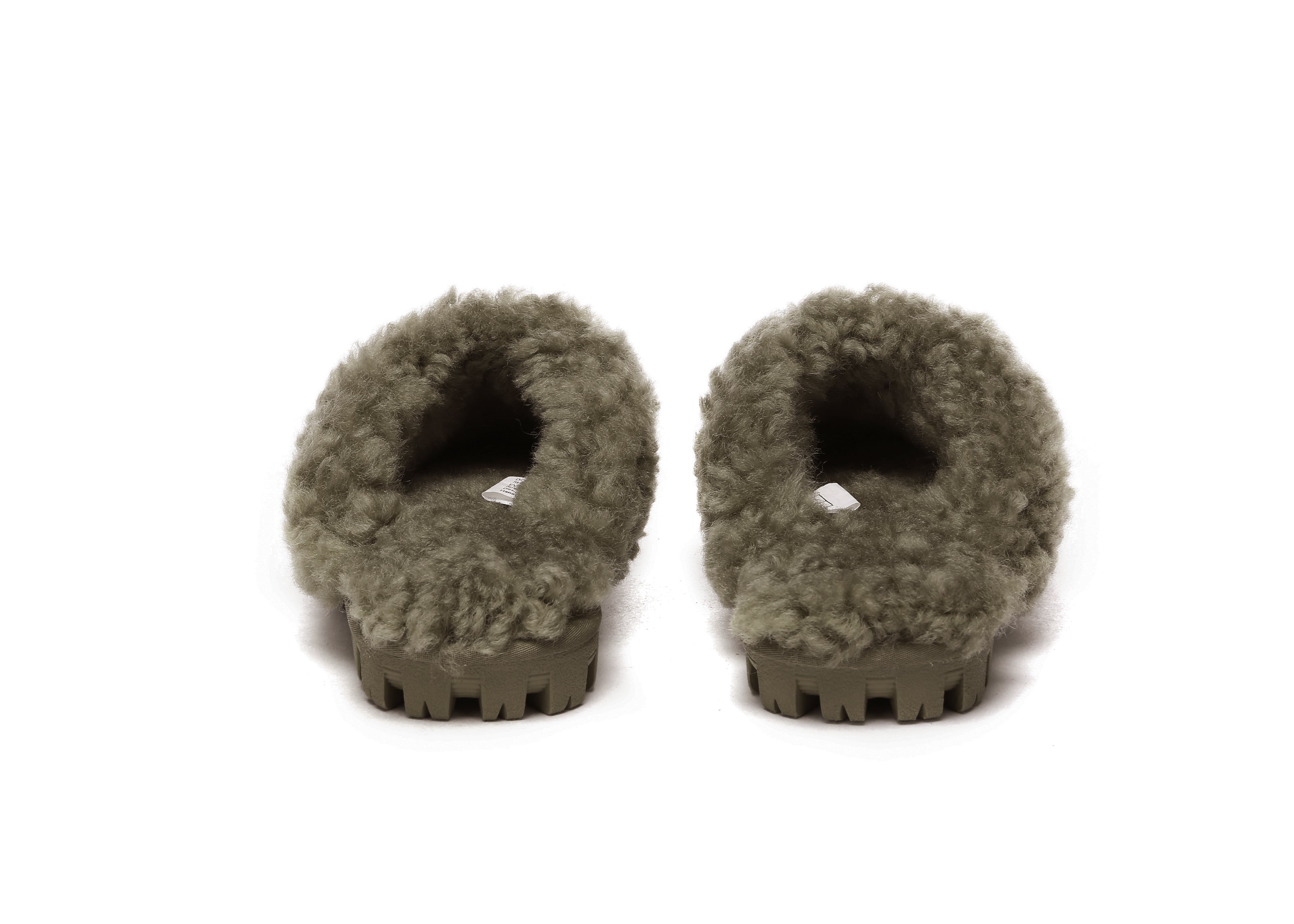 AUSTRALIAN SHEPHERD<sup>®</sup> Double Faced Sheepskin Wool Slippers Waffle Curly