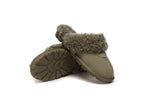 AUSTRALIAN SHEPHERD<sup>®</sup> Double Faced Sheepskin Wool Slippers Waffle Curly