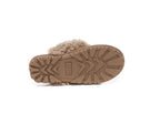 AUSTRALIAN SHEPHERD<sup>®</sup> Double Faced Sheepskin Wool Slippers Waffle Curly