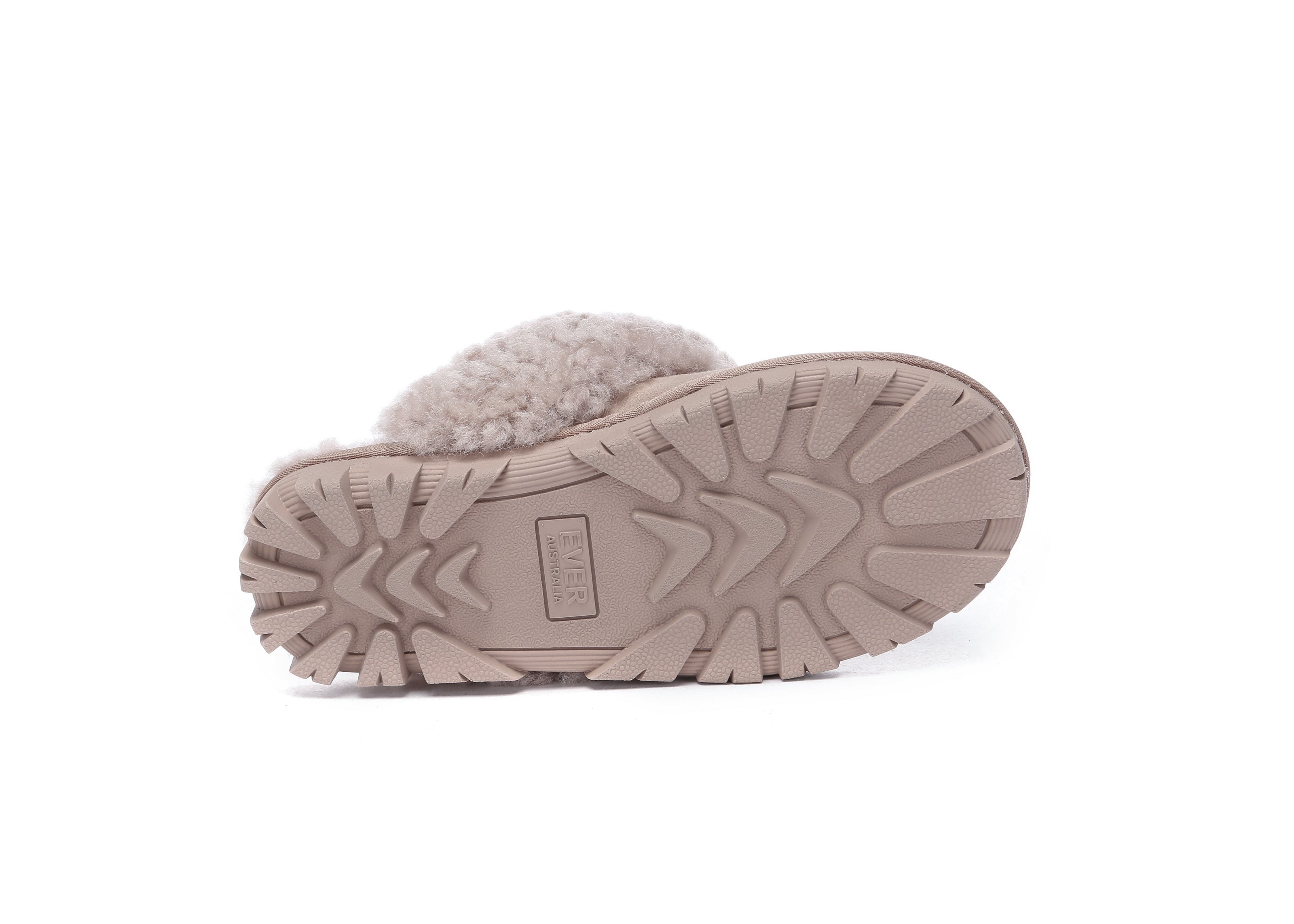 AUSTRALIAN SHEPHERD<sup>®</sup> Double Faced Sheepskin Wool Slippers Waffle Curly