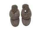 AUSTRALIAN SHEPHERD<sup>®</sup> Double Faced Sheepskin Wool Slippers Waffle Curly