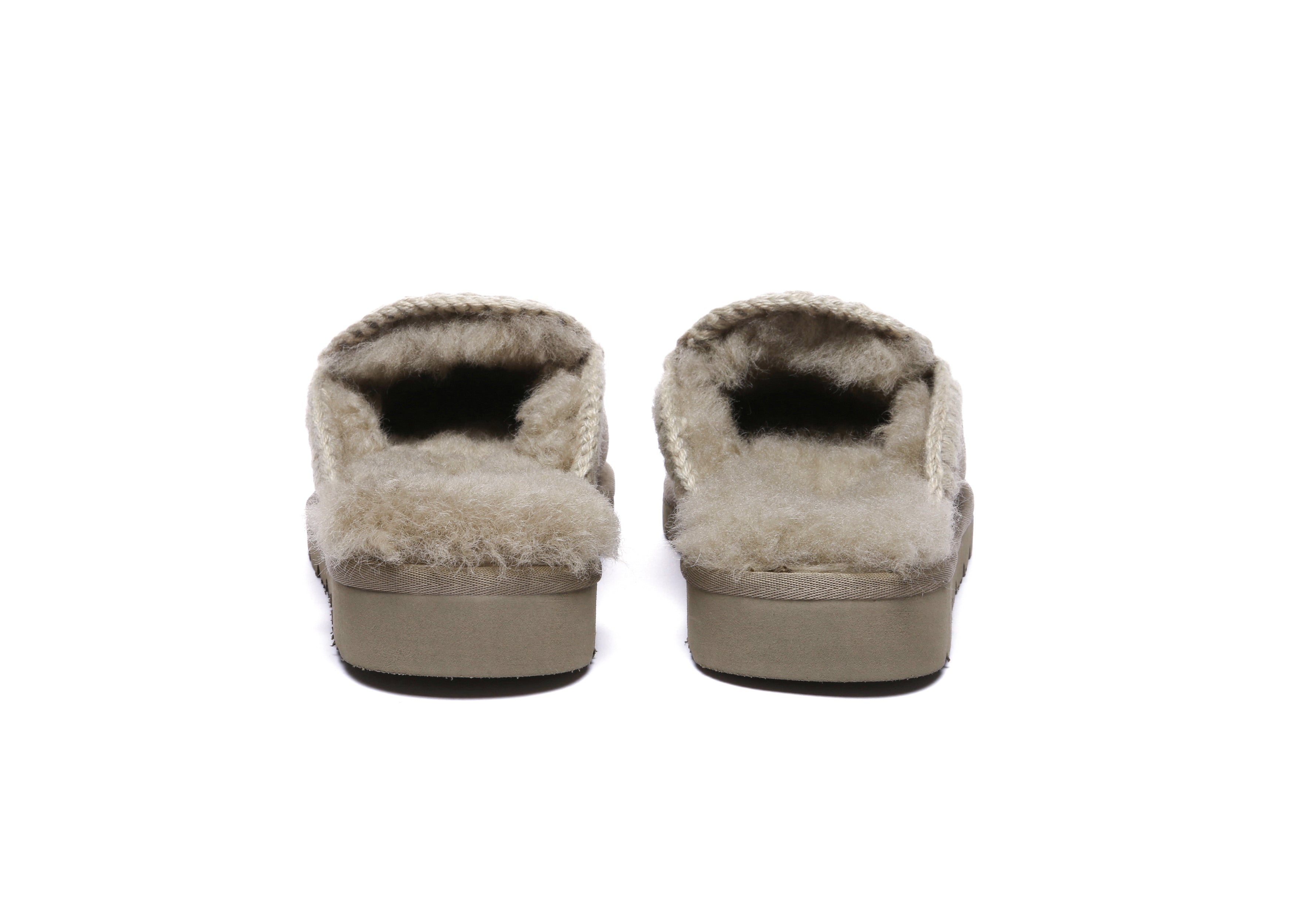 AUSTRALIAN SHEPHERD<sup>®</sup> Women Sheepskin Wool Knitted Slippers Sophia