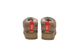 AUSTRALIAN SHEPHERD<sup>®</sup> Sheepskin Wool Plush Ankle Platform Slippers Madge