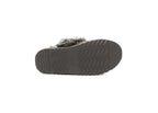 AUSTRALIAN SHEPHERD<sup>®</sup> Women Removable Wool Strap Slingback Platform Slippers Waffle Curly