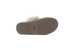 AUSTRALIAN SHEPHERD<sup>®</sup> Women Removable Wool Strap Slingback Platform Slippers Waffle Curly