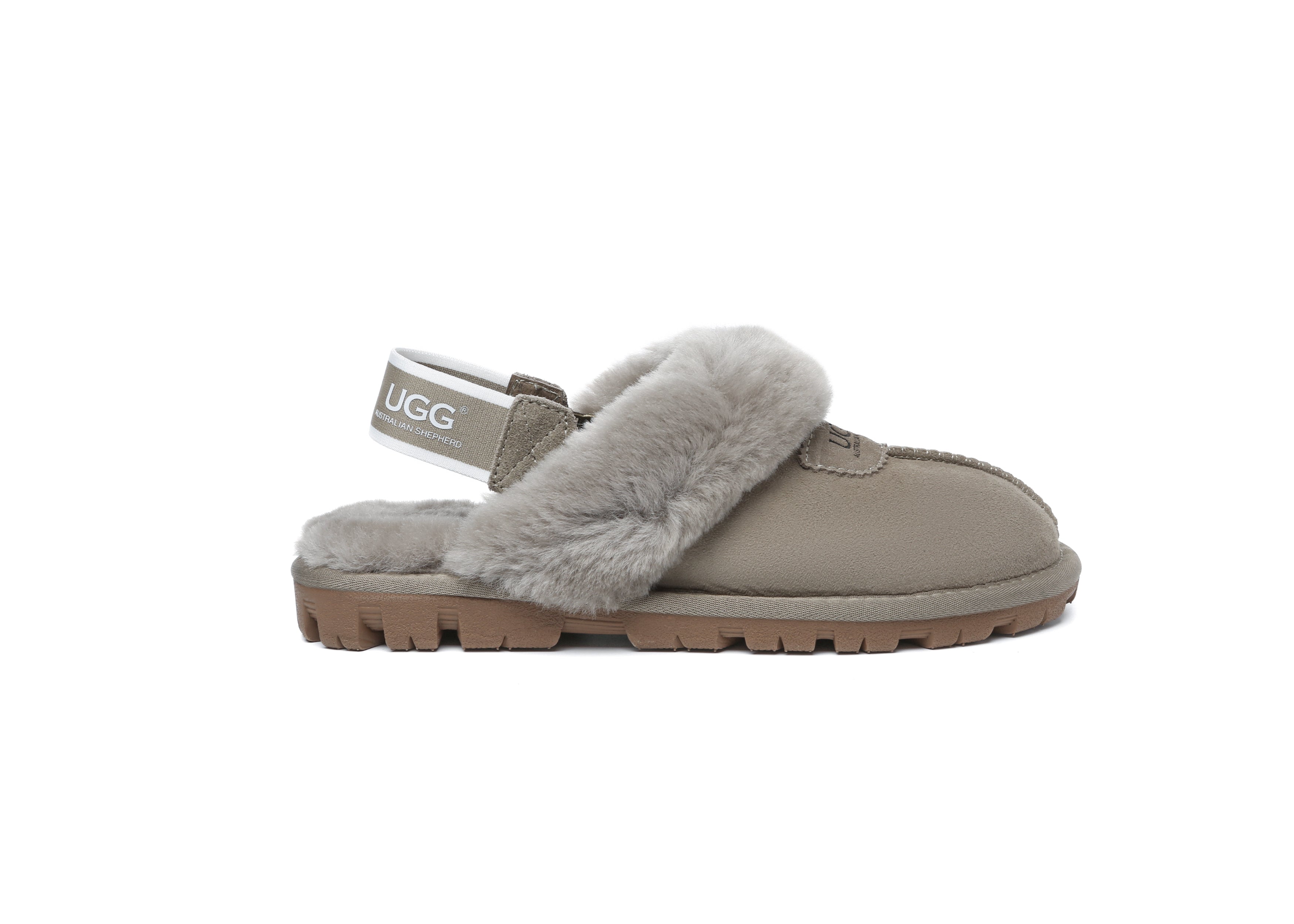 AUSTRALIAN SHEPHERD<sup>®</sup> Fluffy Strap Slingback Slippers