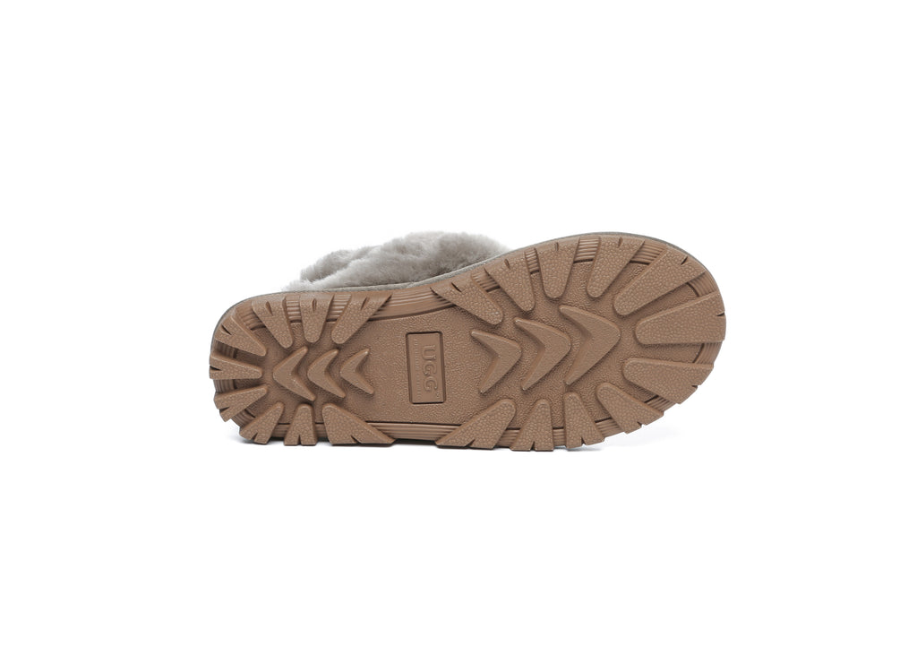 AUSTRALIAN SHEPHERD<sup>®</sup> Fluffy Strap Slingback Slippers