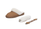 AUSTRALIAN SHEPHERD<sup>®</sup> Fluffy Strap Slingback Slippers