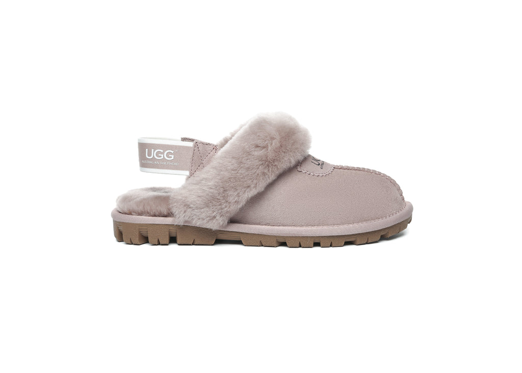 AUSTRALIAN SHEPHERD<sup>®</sup> Fluffy Strap Slingback Slippers