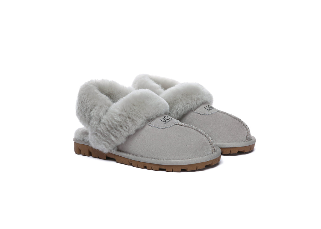 AUSTRALIAN SHEPHERD<sup>®</sup> Fluffy Strap Slingback Slippers