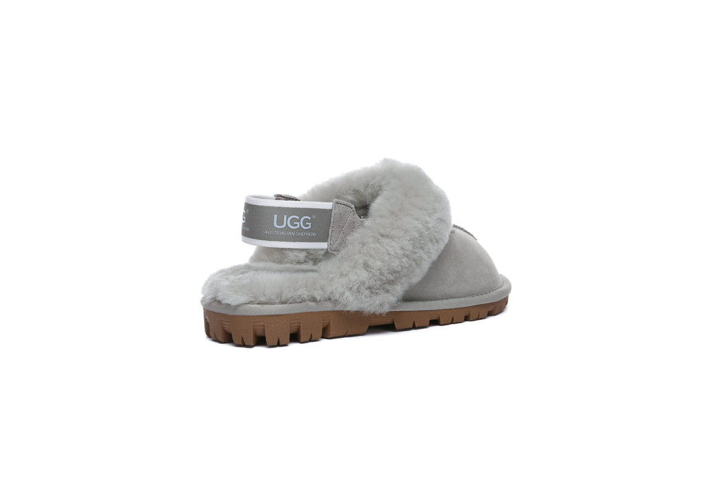 AUSTRALIAN SHEPHERD<sup>®</sup> Fluffy Strap Slingback Slippers