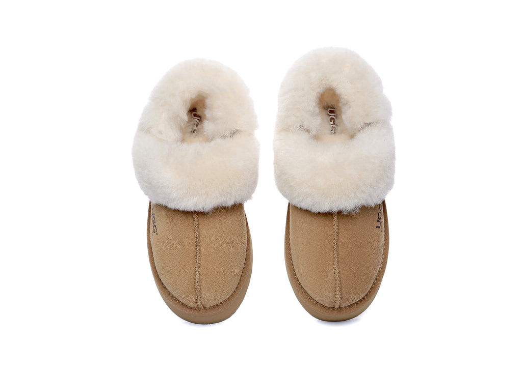 AUSTRALIAN SHEPHERD<sup>®</sup> Strap Slingback Platform Slippers Musa