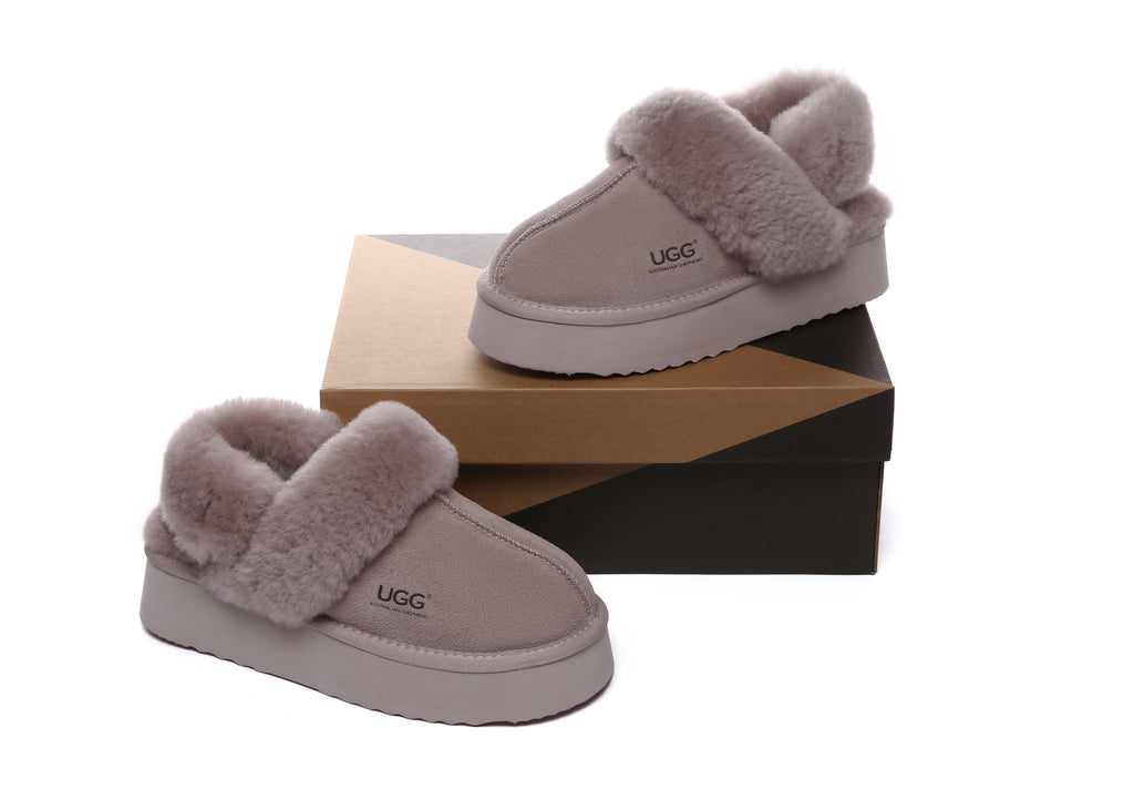 AUSTRALIAN SHEPHERD<sup>®</sup> Strap Slingback Platform Slippers Musa