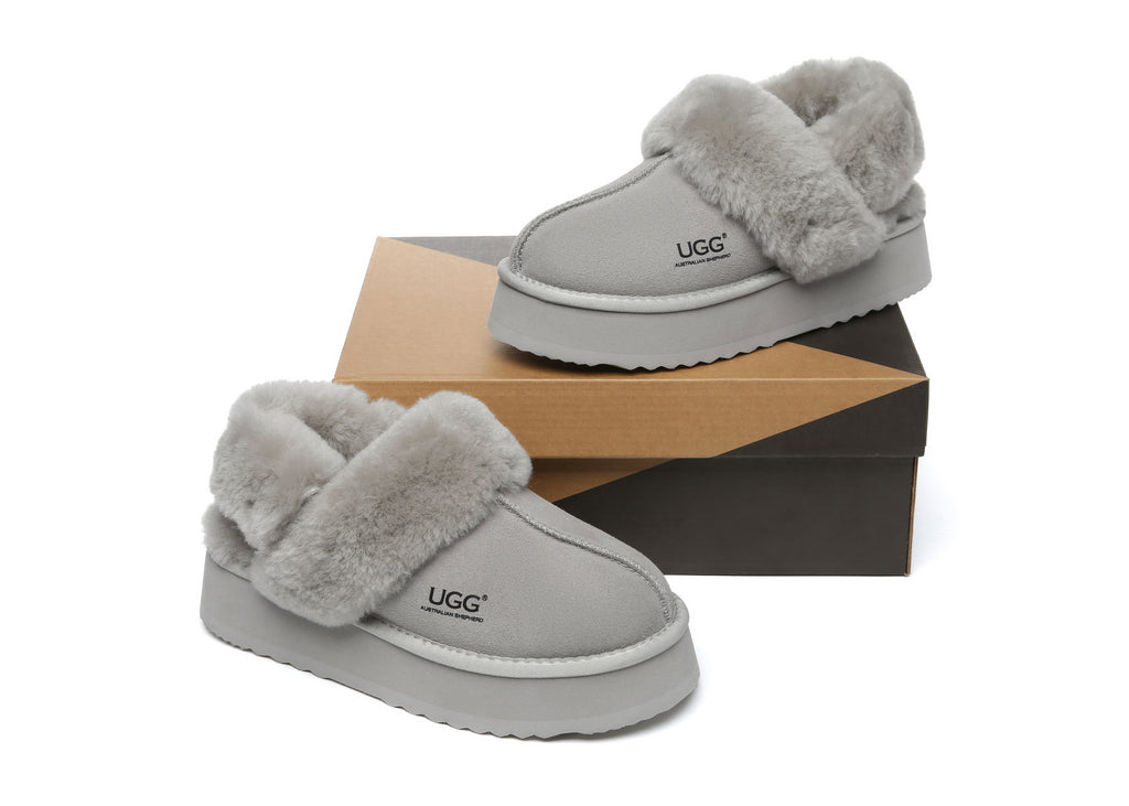 AUSTRALIAN SHEPHERD<sup>®</sup> Strap Slingback Platform Slippers Musa