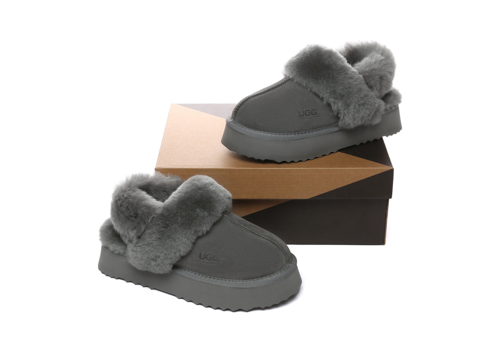 AUSTRALIAN SHEPHERD<sup>®</sup> Strap Slingback Platform Slippers Musa
