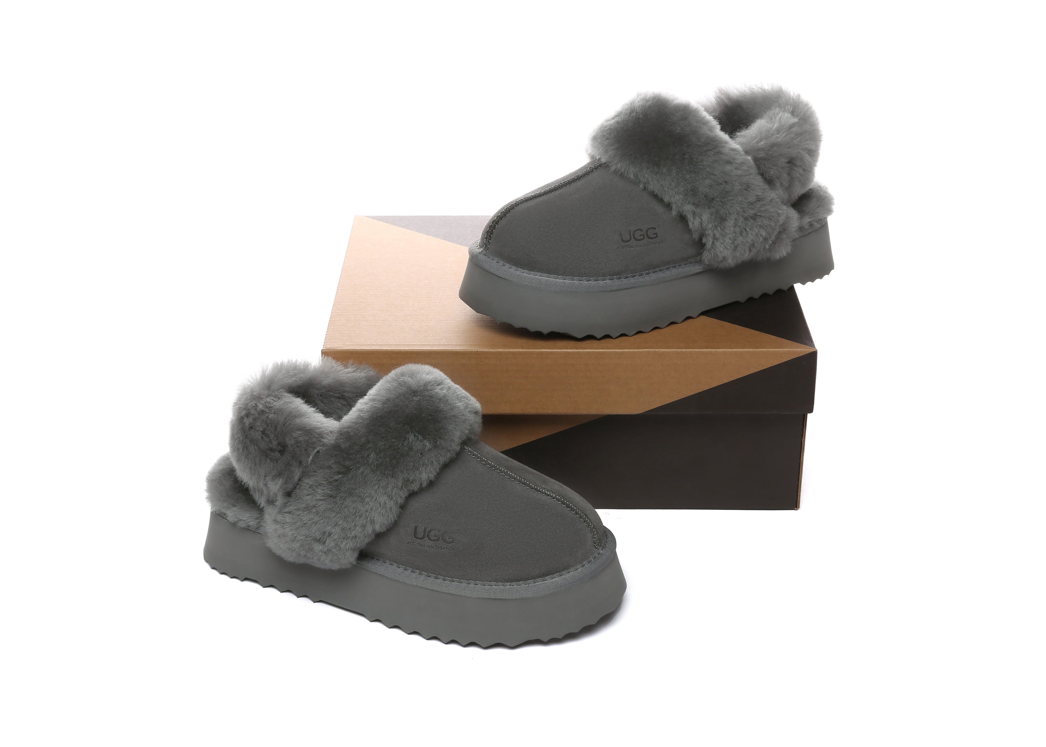 AUSTRALIAN SHEPHERD<sup>®</sup> Strap Slingback Platform Slippers Musa