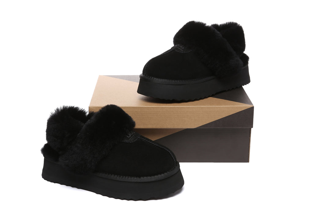 AUSTRALIAN SHEPHERD<sup>®</sup> Strap Slingback Platform Slippers Fulla