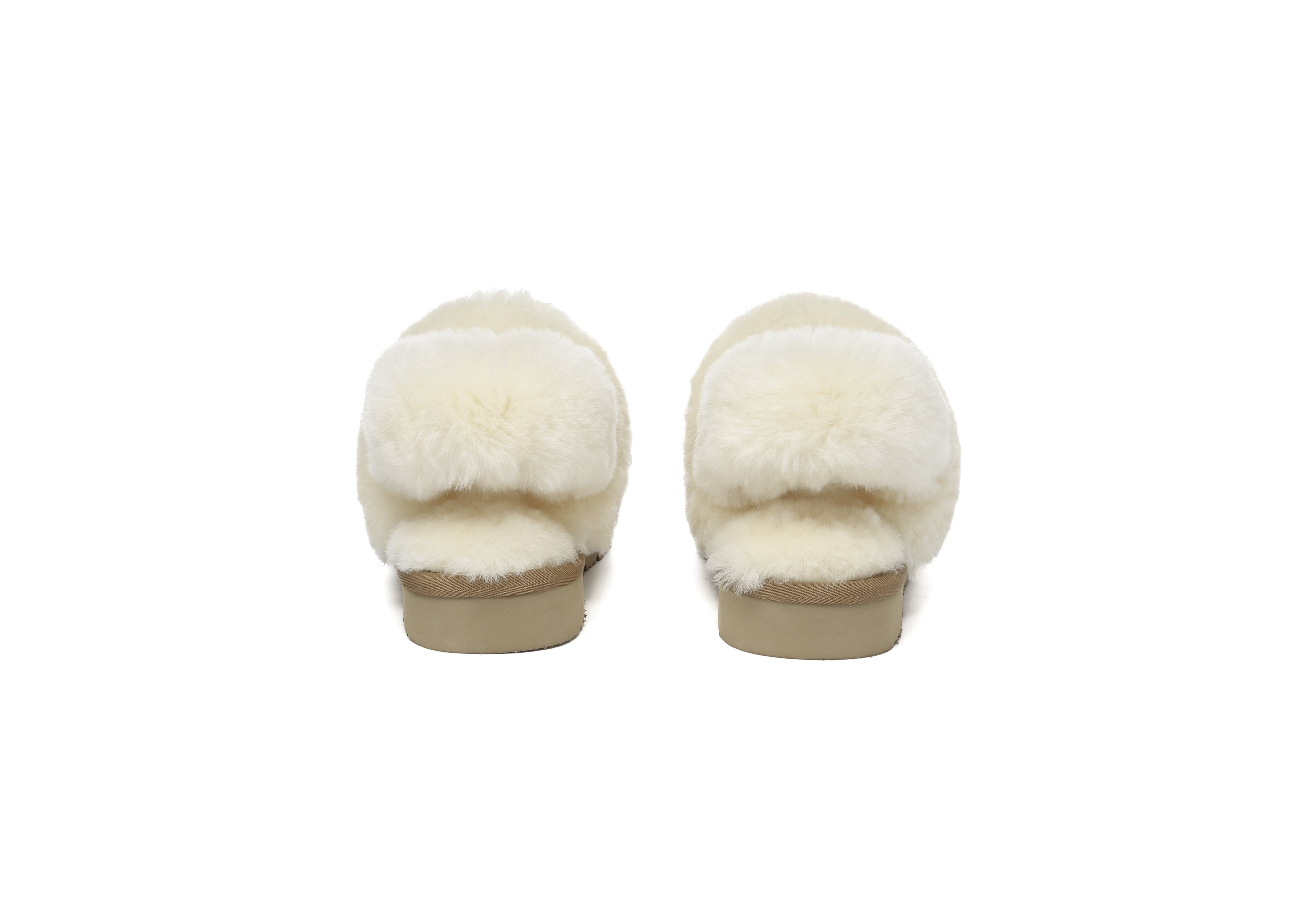AUSTRALIAN SHEPHERD<sup>®</sup> Removable Wool Strap Slingback Muffin Fluffy