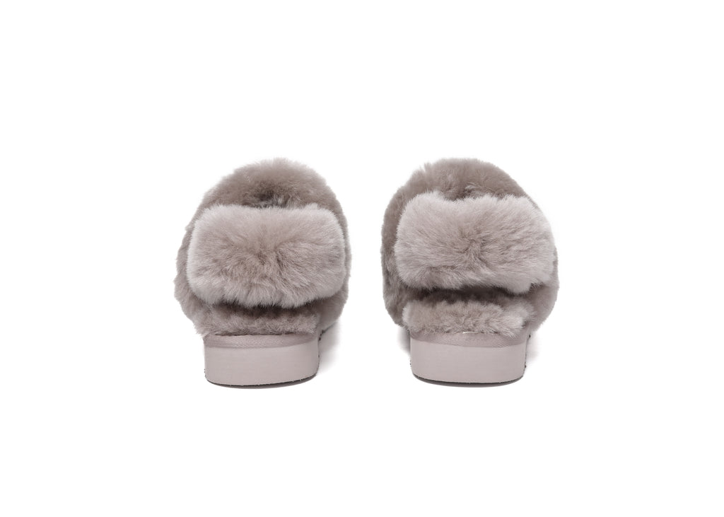 AUSTRALIAN SHEPHERD<sup>®</sup> Removable Wool Strap Slingback Muffin Fluffy