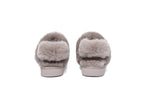 AUSTRALIAN SHEPHERD<sup>®</sup> Removable Wool Strap Slingback Muffin Fluffy