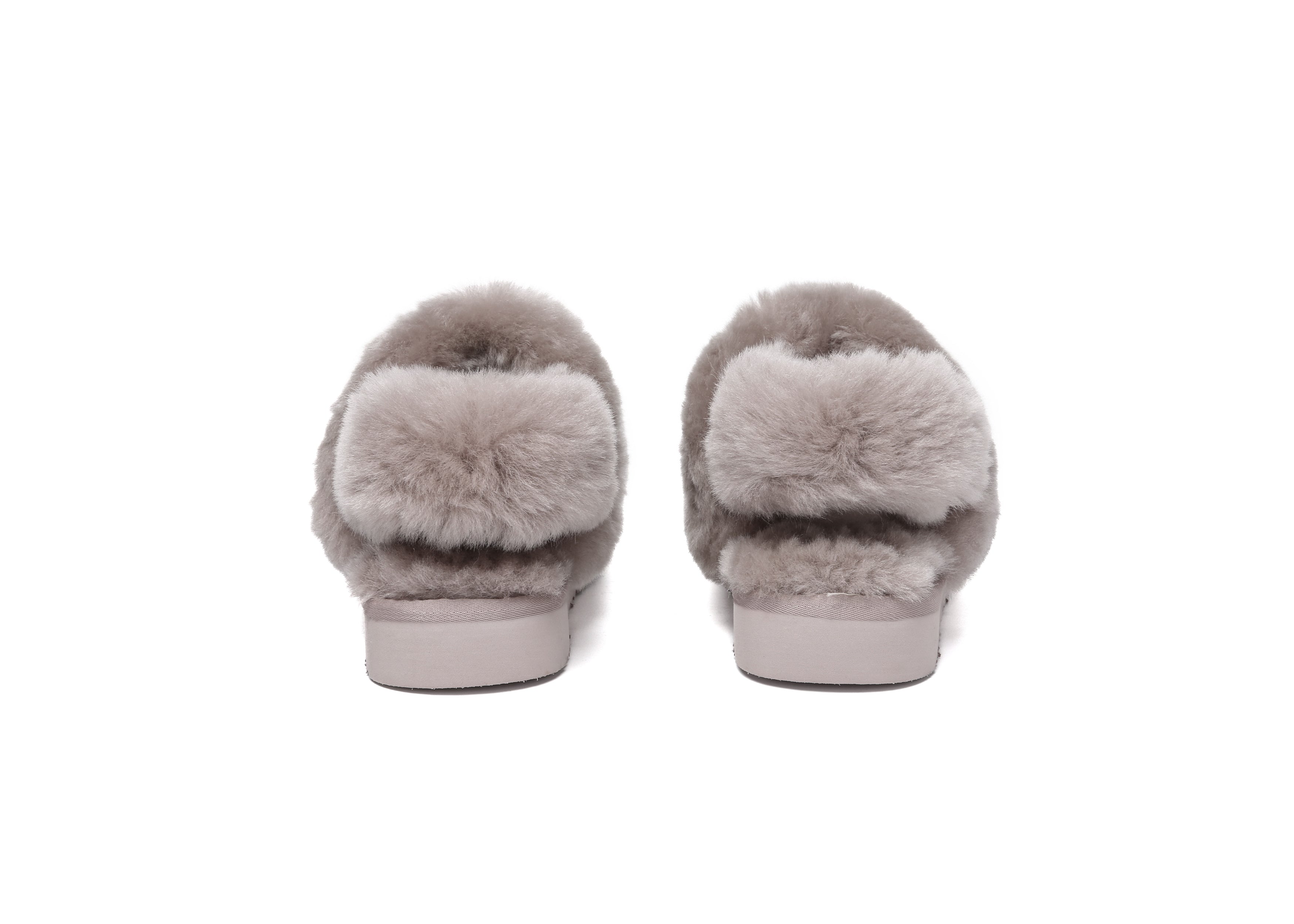 AUSTRALIAN SHEPHERD<sup>®</sup> Removable Wool Strap Slingback Muffin Fluffy